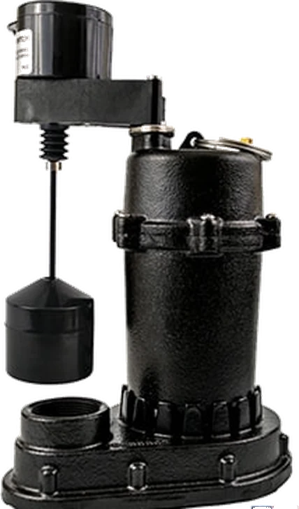 American Dry primary cast-iron sump pump with vertical float switch